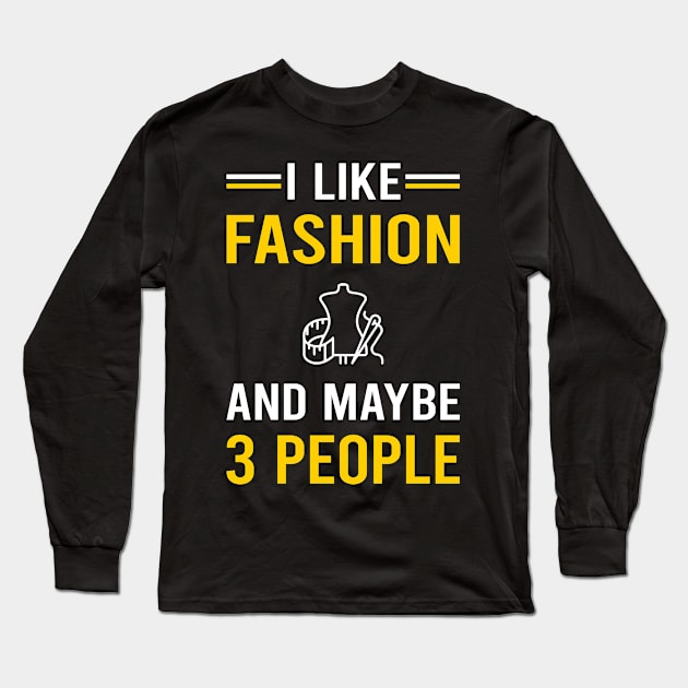 3 People Fashion Long Sleeve T-Shirt by Good Day